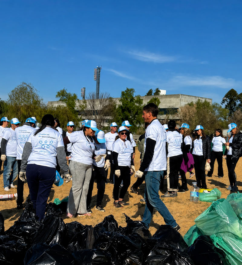 Plantación con empresas voluntariado