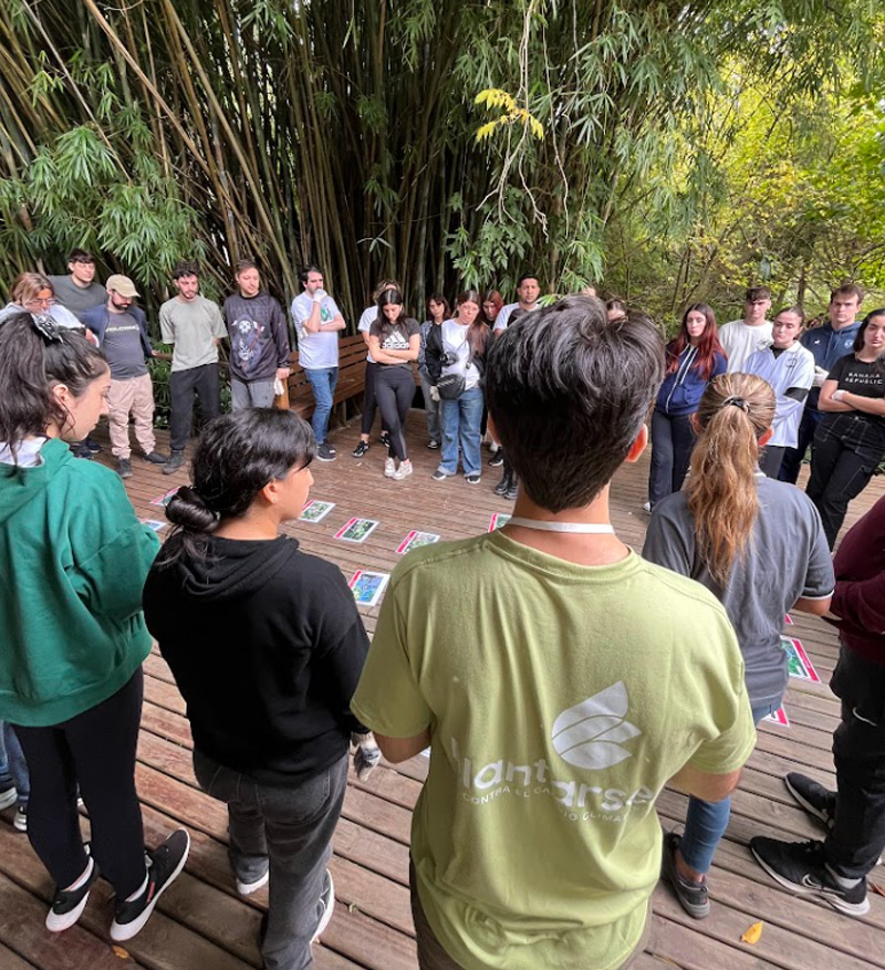 Plantación con empresas voluntariado